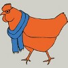 Men's Design By Humans The Hipster Chicken By TabithaDesigns T-Shirt - 2 of 3