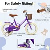 Vynxaria Kids'Bike Girls Bike 12 Inch Wheels,1-Speed Child Bicycles For 2-3 Years,With Removable Training Wheels Baby Toys - 2 of 4