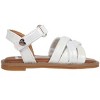 bebe Toddler Girls' Sandals - Open Toe Flat Sandals Comfy Summer Flats for Toddler and Little Kids - 2 of 4