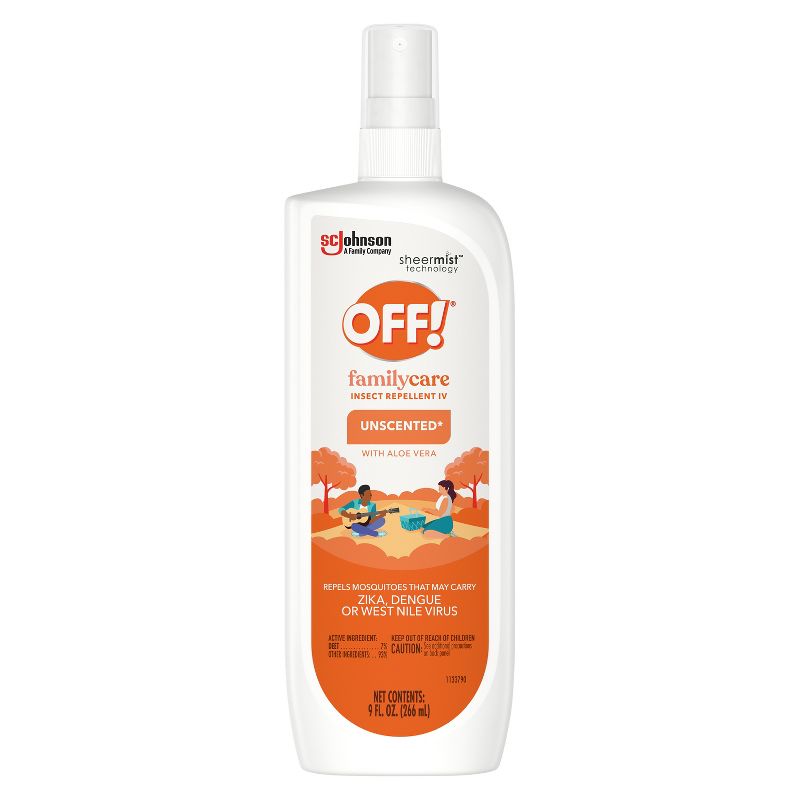 OFF! FamilyCare Mosquito Repellent Unscented - 9oz, 1 of 17