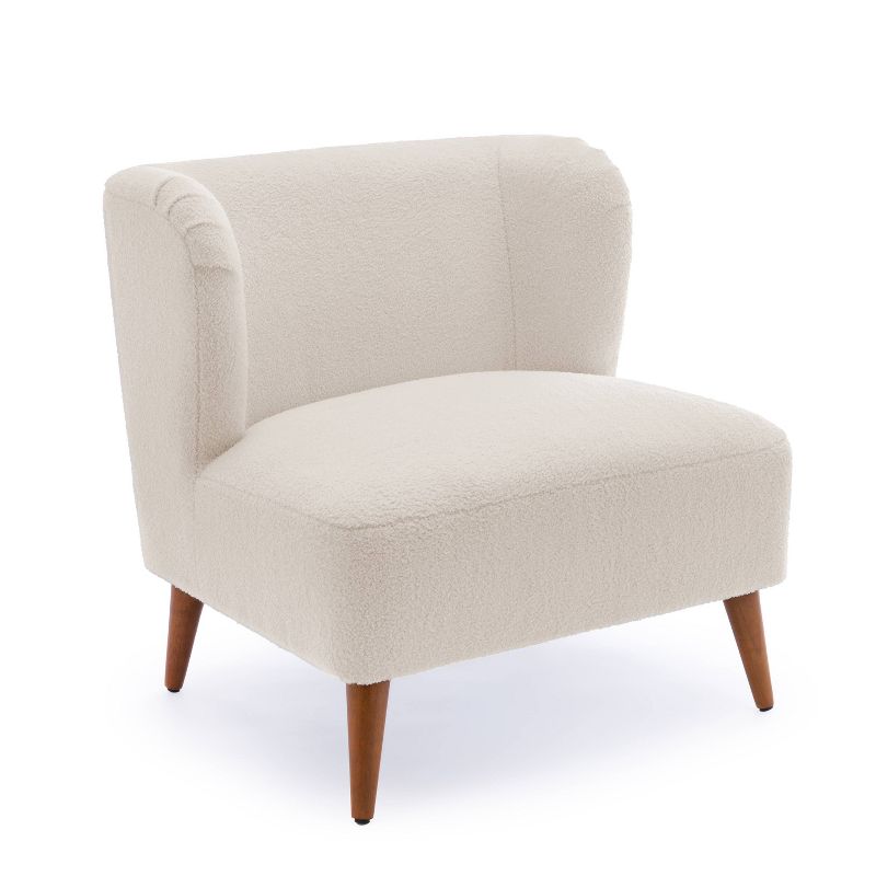 Comfort Pointe Vesper Boucle Accent Chair Milky White, 1 of 17