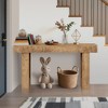 Console Tables for Entryway Narrow Sofa Tables Entryway Table Rustic Narrow Entrance Front Door for Living Room Hallway - 2 of 4