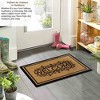Gardenised Heavy Duty Coco Coir Doormat with Non Slip PVC Baking Embossed Welcome Design Coconut Fiber Floor Mat 18x30" - 3 of 4