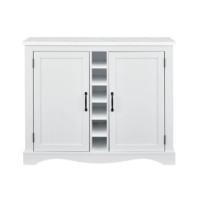 47" Buffet Bar Cabinet Blue - Home Essentials