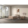 Dometour Pine Solid Wood Shaker Platform Bed Twin OAK - 3 of 4
