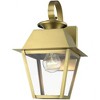 Livex Lighting Wentworth 1 - Light Wall Light in  Natural Brass - 3 of 4