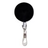 Advantus Premier Heavy-Duty Retractable ID Card Reel, 24" Extension, Black/Silver, 12/Box - 2 of 4