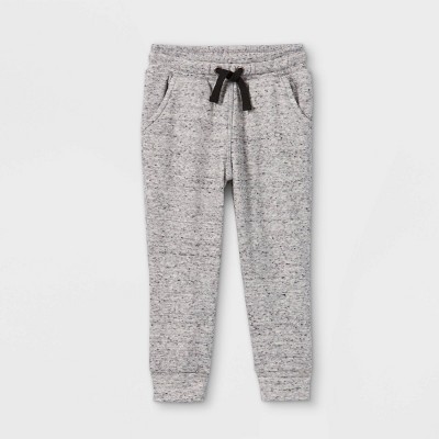 Toddler Boys' Velboa Knit Pull-On Jogger Pants - Cat & Jack™ Heather Gray 4T