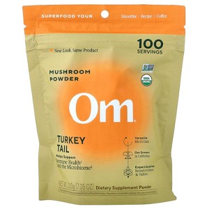 Om Mushrooms Mushroom Powder, Turkey Tail, 7.05 oz (200 g) - 1 of 2