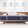 Coolvie 14 Inch Mattress, 4 Layer Premium Foam with Pocket Springs for Motion Isolation and Pressure Relieving, Medium Firm - 4 of 4