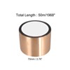 Unique Bargains Adhesive Mirror Finish Decor Metalized Polyester Film Tape - 2 of 4