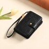 BEAFUP Women's Wallet,Small Wallet RFID Blocking Leather Wristlet，Bifold Wallet Credit Card Holder with Zipper Coin Pocket and ID Window - 2 of 4