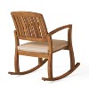 Gulches Selma Rocking Chair with Cushion for Ultimate Outdoor Relaxation - 2 of 4