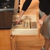 Rev-A-Shelf Trim-to-Fit Silverware Drawer Organizer For Kitchen Utensil Cutlery Cabinet Storage, Natural Maple Wood Compartment Tray Insert - 4 of 4