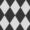 Split P Black & White Harlequin Placemat Set of 4 - 3 of 3