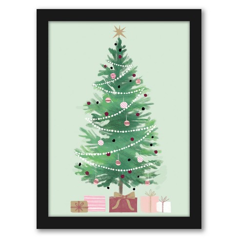 christmas tree wall frame