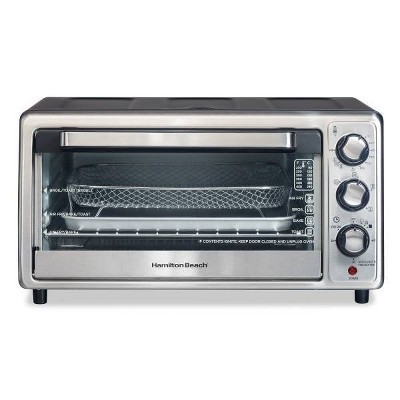 Hamilton Beach 6-Slice Stainless Steel Convection Toaster Oven (1400-Watt)  in the Toaster Ovens department at