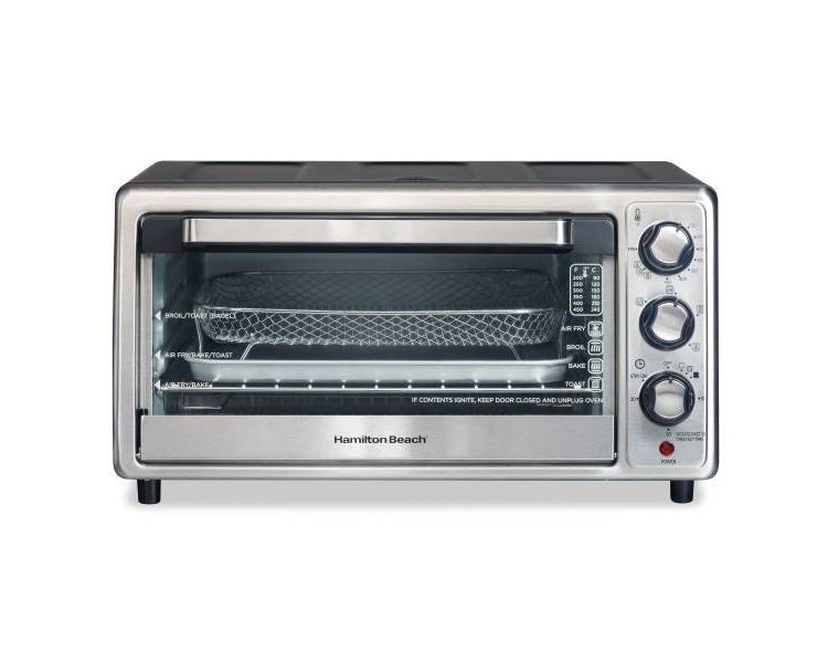 Hamilton Beach Sure-Crisp Air Fryer Toaster Oven Black - 31418: Countertop, 1400W, Dishwasher-Safe Parts, Freestanding, 1 of 11