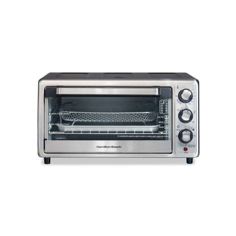 Hamilton Beach Sure-Crisp Air Fryer Toaster Oven Black - 31418, 1 of 12