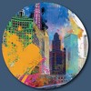 Courtside Market Global Wonders Photography Collection, Painted City Statement Piece Wood Décor - 3 of 4