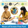 Brain Flakes 1000 Piece Sort ‘n’ Snap Set - Wheel Pieces and Special Parts Included - A Great Stem Toy for Both Boys and Girls - 3 of 4