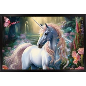 Trends International Shawna Stewart - Unicorn Sparkle Framed Wall Poster Prints - 1 of 4