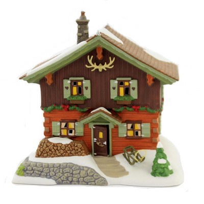 Department 56 House 6.25" Opa's Cabin Alpine Village Mountain  -  Decorative Figurines