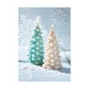 tag Frosted Pine Tree Candle Blush - 2 of 2