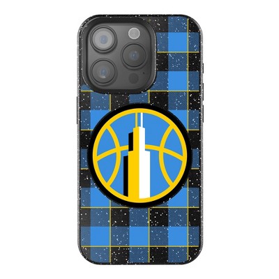 Keyscaper WNBA Plaid Bling Cell Phone Case for iPhone 14 Plus