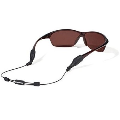 Croakies Arc Endless System Glasses Strap, Black|Made in the USA|Stainless Steel Frame|16 Inch Length|Lightweight|Waterproof