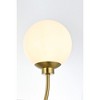 Elegant Lighting Willa 26-Inch Brass Pendant with Modern Flair - 3 of 4
