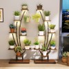 Tangkula 1/2PCS 62" Tall 8-Tier Corner Metal Plant Shelf for Multiple Plants Living Room Balcony - 2 of 4