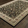 Oriental Weavers Kashan 108B1 Black/ Ivory Indoor Area Rug - 3'10" x 5'5" - 3 of 3