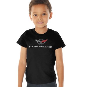 Toddler Boys' Chevrolet Corvette Modern Emblem T-Shirt - 1 of 4