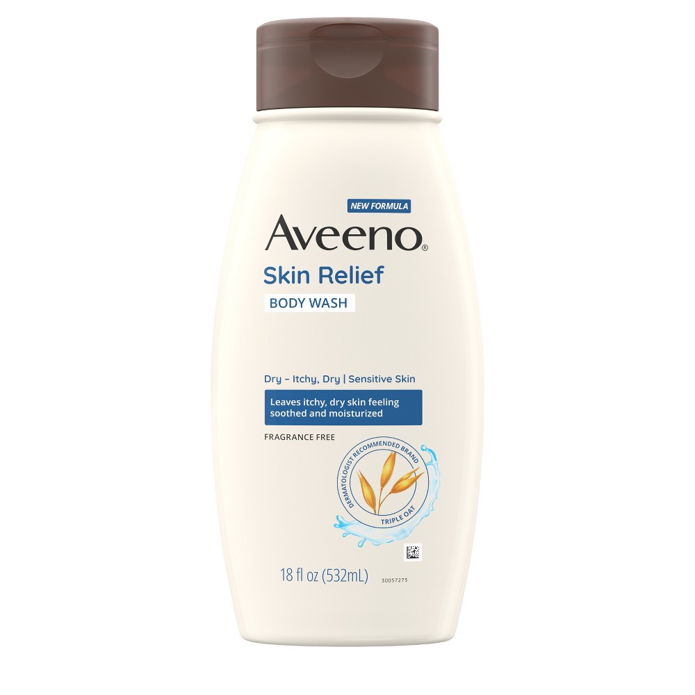 UPC 381371170302 product image for Aveeno Skin Relief Unscented Body Wash for Sensitive Skin - 18 fl oz | upcitemdb.com