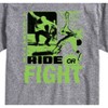 Men's - Instant Message - Skateboard Tricks Ride Or Fight Short Sleeve Graphic T-Shirt - 2 of 4