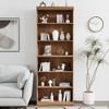 PexFix 41"x31"x16" Doorless Wood Bookshelf Storage Cabinet Bookcase&Office Cabinet for Kitchen Bedroom Entryway Living Room Dinning Room Natural - 3 of 4