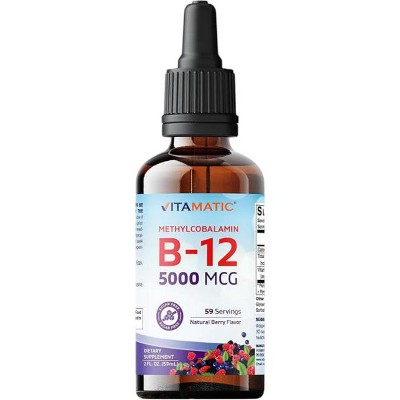 Liquid B12 Methyl B12 5000 mcg 2 OZ