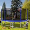 Jump Into Fun 16FT Trampoline Outdoor With Basketball Hoop,UV-resistant Safety Trampoline Fence,6 High Safety Fence Poles For Kids And Adults - 3 of 4
