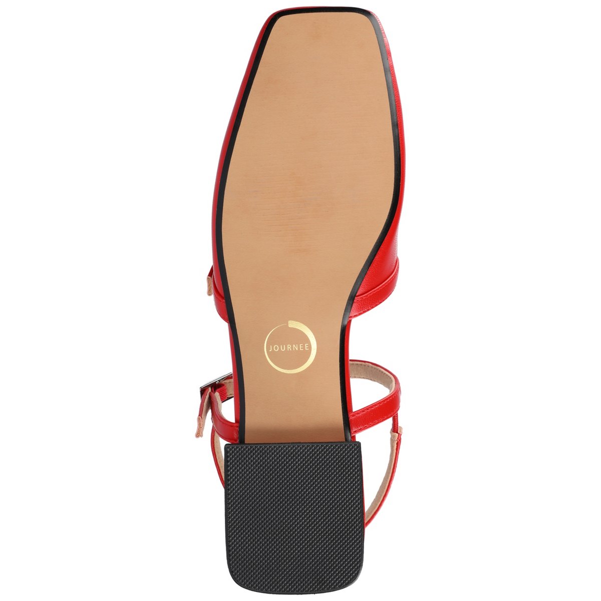 Обувь Journee Collection Journee Women's Gretchenn Flats, Red 8 — фото 5