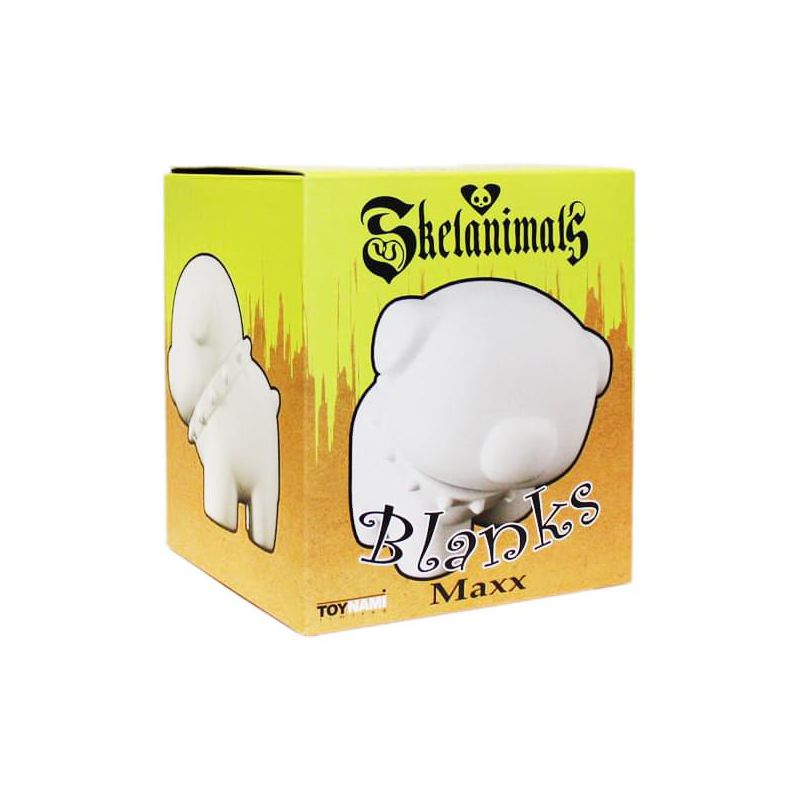 Toynami, Inc. Skelanimals Maxx the Bulldog 4 Inch Blank Vinyl Figure, 3 of 4