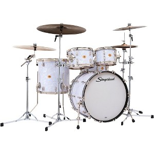 Slingerland Radio King 5-Piece Shell Pack With 22" Bass Drum & Snare Drum White Marine Pearl - 1 of 4