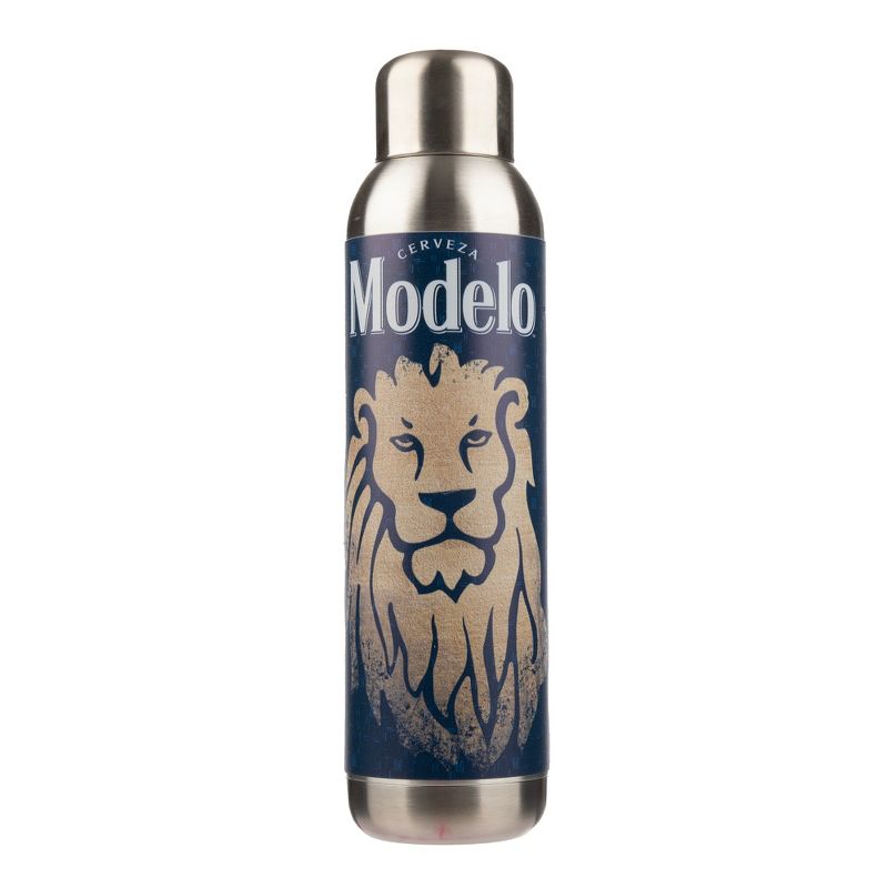 Modelo Lion Logo 22 Oz Stainless Steel Water Bottle, 1 of 5