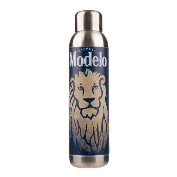 Modelo Lion Logo 22 Oz Stainless Steel Water Bottle