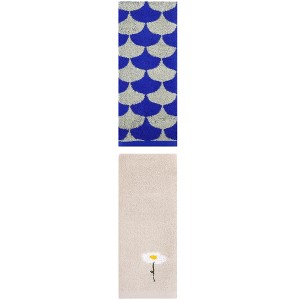REGALWOVEN 2 Pack Soft Absorbent Cotton Hand Towel for Bathroom Home Decor - 1 of 4