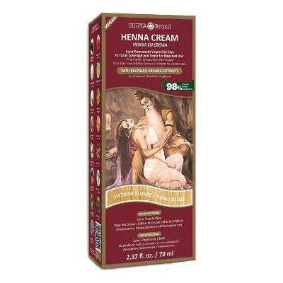 Henna Swedish Blonde Cream by Surya Nature, Inc  -  2.37 oz Cream