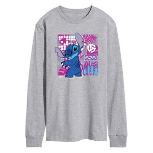 Men's - Disney - Lilo & Stitch Long Sleeve Graphic T-Shirt - 1 of 4