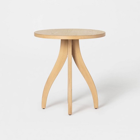 Accent Table With Curved Legs, Round Accent Table Target