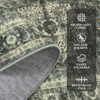 Coolmee Stain Resistant Carpet Non Shedding Non-Slip Soft Rug Bedroom Dining Room Home Office, Oriental Indoor Floor Rug Gray - 4 of 4