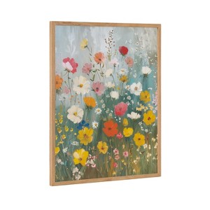 Kate & Laurel All Things Decor 16"x20" Gallery Boho Wildflower Garden Print by The Creative Bunch Studio Natural - 1 of 4